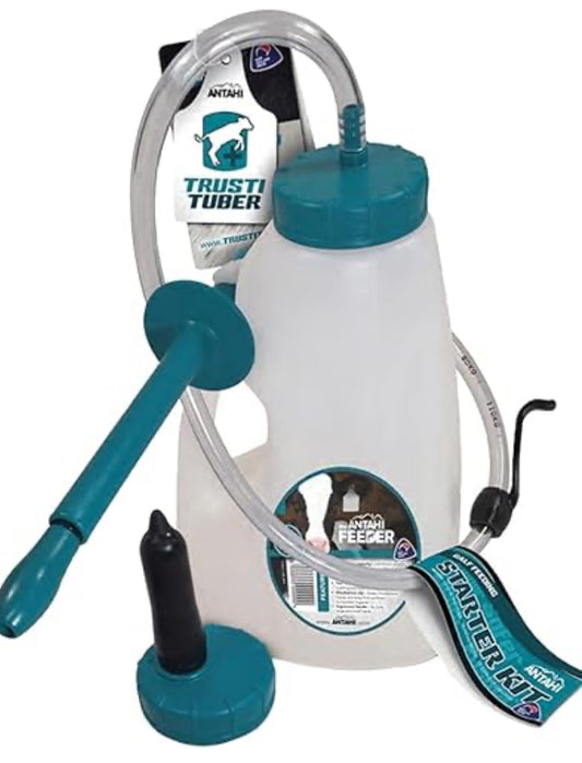 Trusti Tuber Calf Feeding Kit & (2) KSX First Feeding Packs